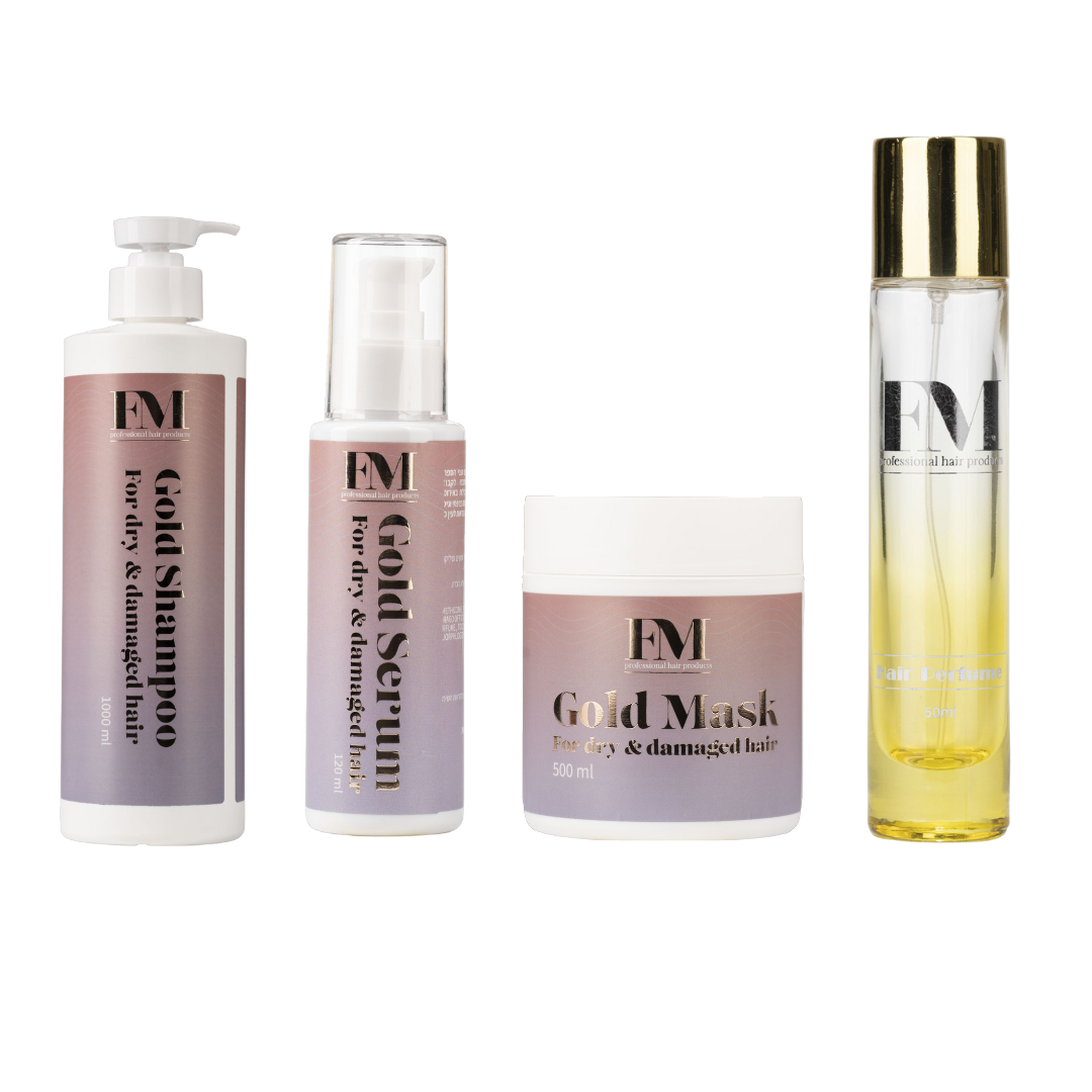 ערכת שיער זהב FM