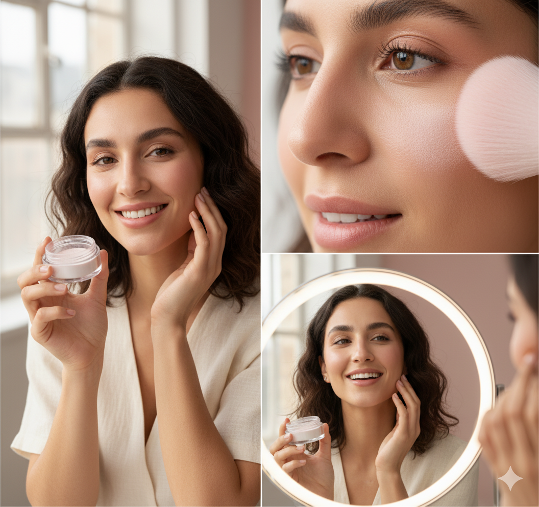 פודרה אבקה שקופה bonic